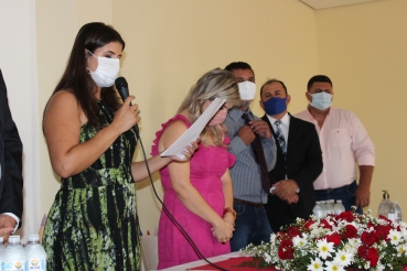 Foto 122: Reeleito, Marcelo Pecchio toma posse como Prefeito de Quatá
