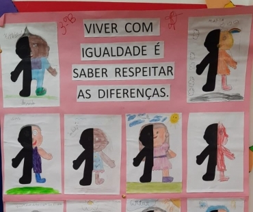 Foto 9: Disciplina de Arte desenvolve trabalho de conscientização