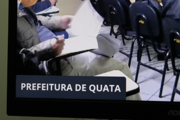 Foto 13: Licitações de Quatá são transmitidas ao vivo pela internet