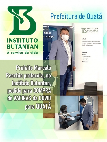 Foto 1: Prefeito Marcelo busca incansavelmente meios para comprar a vacina contra o covid