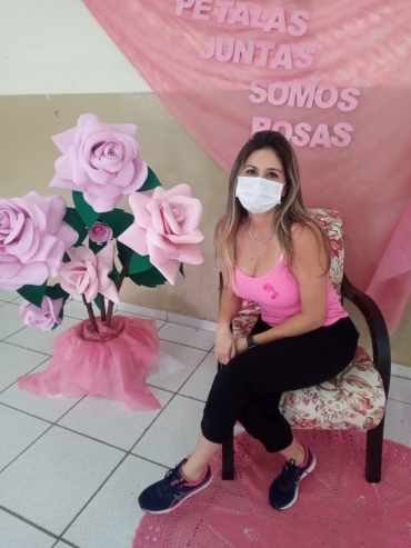 Foto 12: Mês de Prevenção ao Câncer de Mama. 