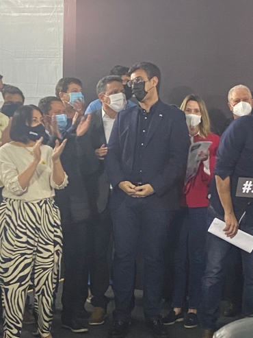 Foto 6: Prefeito Marcelo Pecchio participa da inauguração da Creche-Escola em Palmital