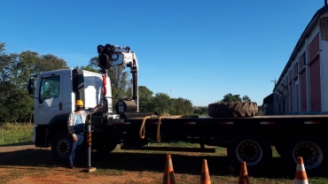 Foto 35: Funcionários da Prefeitura de Quatá participam de treinamento para veículos pesados