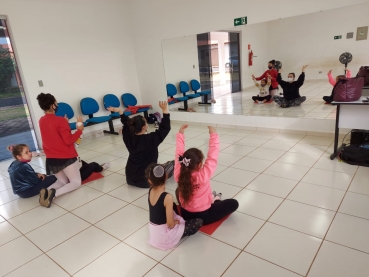 Foto 1: Cultura retorna com as aulas de Ballet