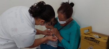 Foto 14: Quatá participa do dia D da Campanha de vacinação contra gripe e sarampo