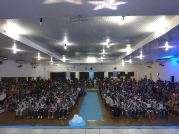 Foto 96: Encanto e Beleza marcaram a noite de Formatura da Educação Infantil Municipal de Quatá