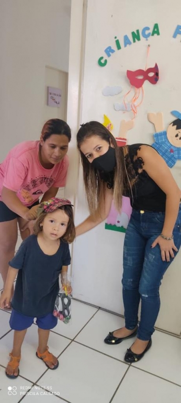 Foto 6: Carnaval interativo com participantes dos Programas do CRAS