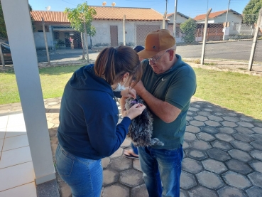 Foto 18: Campanha de Vacinação Antirrábica para cachorros e gatos