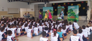 Foto 39: Projeto Turma da Ação - Peça Missão Natureza é apresentada nas Escolas Municipais