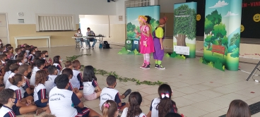 Foto 36: Projeto Turma da Ação - Peça Missão Natureza é apresentada nas Escolas Municipais