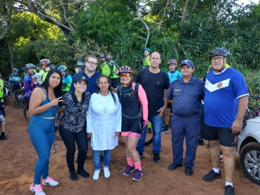 Foto 3: Solidariedade, Conscientização e Saúde! Primeiro Ecopedal reúne ciclistas da região e promove ação a favor dos animais de rua