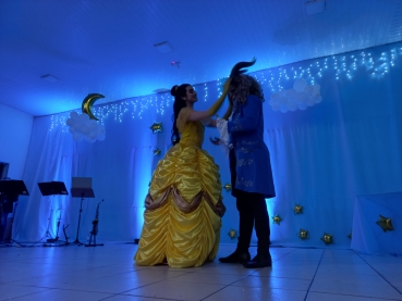 Foto 52: Encanto e Beleza marcaram a noite de Formatura da Educação Infantil Municipal de Quatá