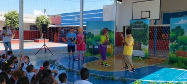 Foto 8: Projeto Turma da Ação - Peça Missão Natureza é apresentada nas Escolas Municipais