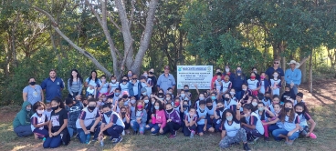 Notícia Ação de Educação Ambiental marca o Dia Mundial da Água em Quatá