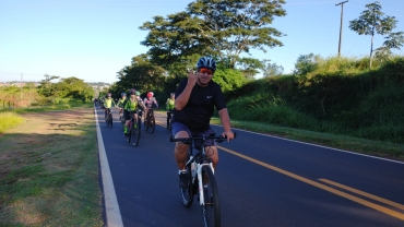 Foto 38: Solidariedade, Conscientização e Saúde! Primeiro Ecopedal reúne ciclistas da região e promove ação a favor dos animais de rua