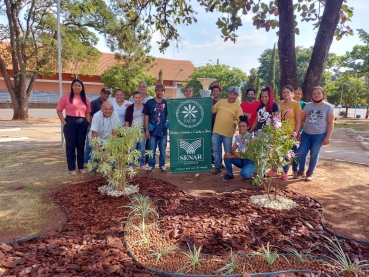Foto 4: Encerramento do Curso de Jardinagem