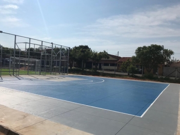 Foto 20: Mais obras em Quatá!  Esporte em destaque