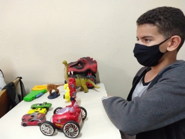 Foto 1: Projeto incentiva alunos a doarem brinquedos