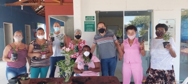 Notícia Belas Rosas. Lindas Flores! Quataeses participam do Curso de Rosas, Manejo e Tratos Culturais