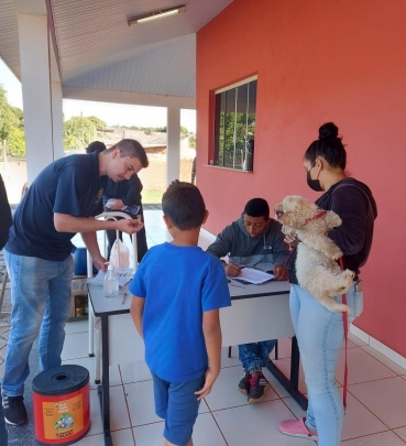 Foto 2: Campanha de Vacinação Antirrábica para cachorros e gatos