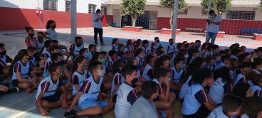 Foto 7: Projeto Turma da Ação - Peça Missão Natureza é apresentada nas Escolas Municipais