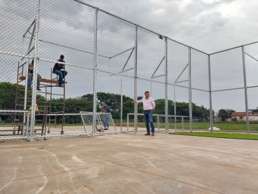 Foto 19: Mais obras em Quatá!  Esporte em destaque