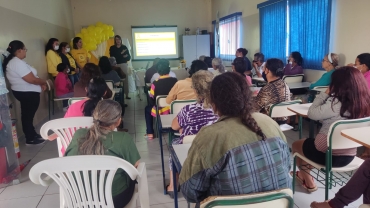 Foto 34: Incentivo a vida! Cras promove palestra a favor do Setembro Amarelo