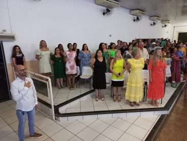 Foto 18: Encanto e Beleza marcaram a noite de Formatura da Educação Infantil Municipal de Quatá