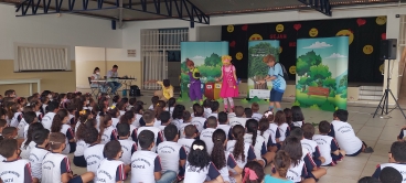 Foto 40: Projeto Turma da Ação - Peça Missão Natureza é apresentada nas Escolas Municipais