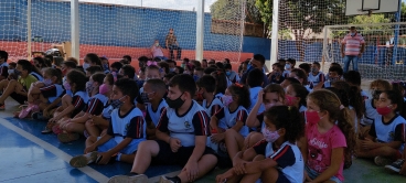 Foto 18: Projeto Turma da Ação - Peça Missão Natureza é apresentada nas Escolas Municipais