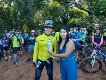 Foto 2: Solidariedade, Conscientização e Saúde! Primeiro Ecopedal reúne ciclistas da região e promove ação a favor dos animais de rua