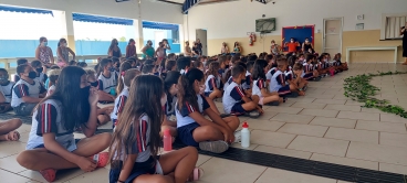 Foto 34: Projeto Turma da Ação - Peça Missão Natureza é apresentada nas Escolas Municipais