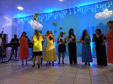 Foto 45: Encanto e Beleza marcaram a noite de Formatura da Educação Infantil Municipal de Quatá