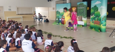 Foto 33: Projeto Turma da Ação - Peça Missão Natureza é apresentada nas Escolas Municipais