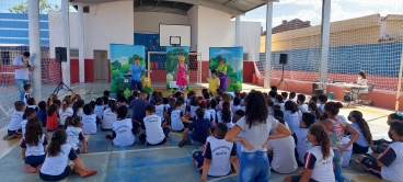 Foto 17: Projeto Turma da Ação - Peça Missão Natureza é apresentada nas Escolas Municipais