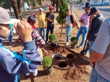 Foto 6: Encerramento do Curso de Jardinagem