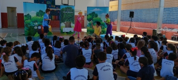 Foto 20: Projeto Turma da Ação - Peça Missão Natureza é apresentada nas Escolas Municipais