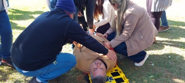 Foto 8: Capacitação de urgência e emergência para profissionais que atendem pacientes com surtos psiquiátricos