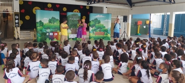 Foto 41: Projeto Turma da Ação - Peça Missão Natureza é apresentada nas Escolas Municipais