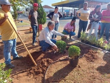 Foto 5: Encerramento do Curso de Jardinagem