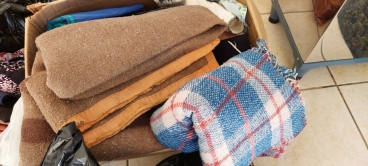 Foto 8: Campanha de Inverno arrecada centenas de roupas e cobertores