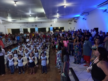 Foto 25: Encanto e Beleza marcaram a noite de Formatura da Educação Infantil Municipal de Quatá