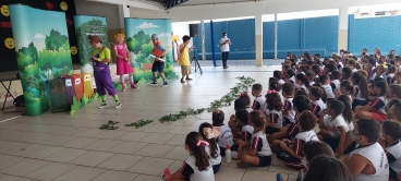 Foto 30: Projeto Turma da Ação - Peça Missão Natureza é apresentada nas Escolas Municipais