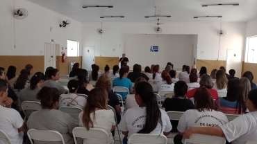 Foto 1: Quatá realiza atividades em prol da Campanha de Conscientização a Saúde Mental