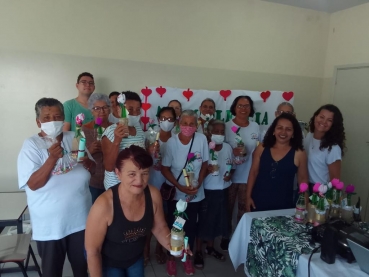 Foto 9: Retomada das atividades com o grupo de Convivência do Idoso