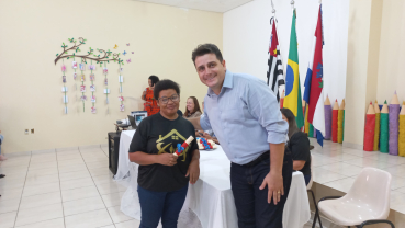 Foto 8: Agentes de Quatá participam da Cerimônia de Conclusão  dos Cursos Técnicos do Programa Saúde com Agente