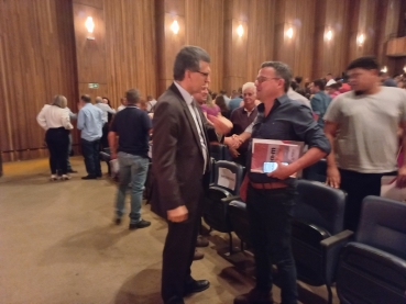 Foto 2: Prefeito Marcelo Pecchio participa do 27º Ciclo de Debates com Agentes Políticos e Públicos