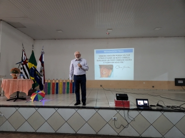 Foto 36: Neurociência é tema de palestra do 1º Seminário de 2023 realizado pela Educação