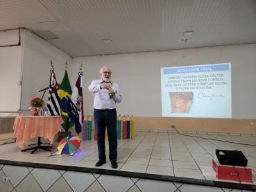 Foto 34: Neurociência é tema de palestra do 1º Seminário de 2023 realizado pela Educação