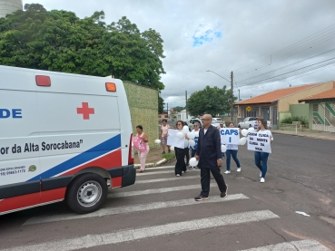 Foto 3: Quatá realiza atividades em prol da Campanha de Conscientização a Saúde Mental